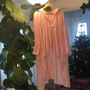 Zara tunic blouse: short front long back